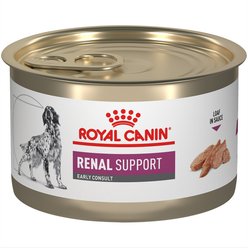 Royal Canin Veterinary Diet Adult Renal Support Early Consult Loaf in Sauce Canned Dog Food, 5.2-oz can, case of 24