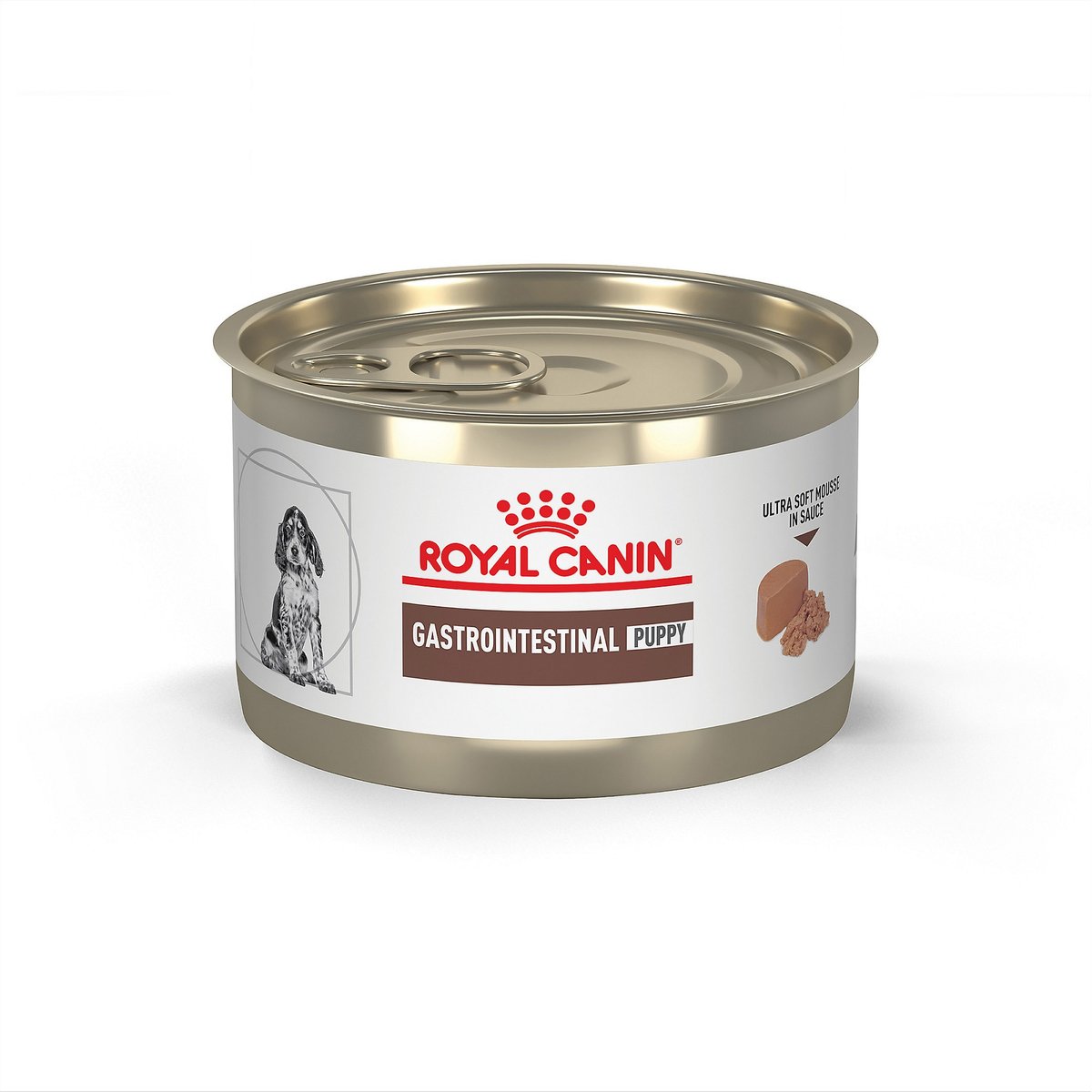 Royal Canin Veterinary Diet Gastrointestinal Puppy Ultra Soft Mousse in Sauce Wet Dog Food, 5.1-oz can, case of 24
