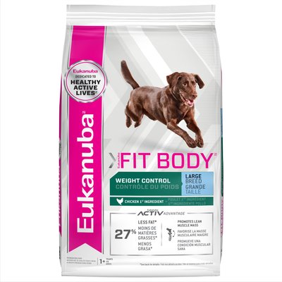 Eukanuba Eukanuba Fit Body Weight Control Large Breed Dry Dog Food, 28-lb bag