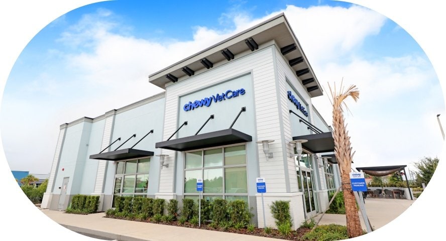 The exterior of Chewy Vet Care Lutz