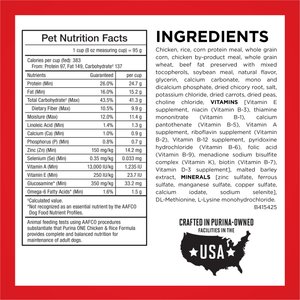 Purina ONE Digestive & Gut Health Support Chicken & Rice Formula Dry Dog Food, 40-lb bag