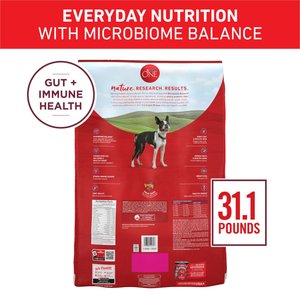 Purina ONE Natural Small Bites Beef & Rice Formula High-Protein Dry Dog Food, 31.1-lb bag