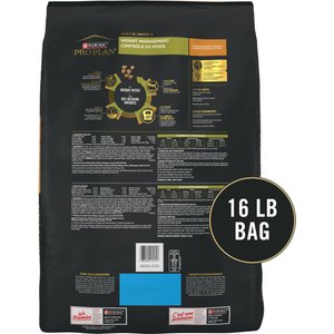 Purina Pro Plan Adult Weight Management Chicken & Rice Formula Dry Cat Food, 16-lb bag
