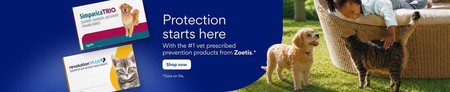 Protection starts here. With the #1 vet prescribed prevention products from Zoetis. Shop now. Data on file.