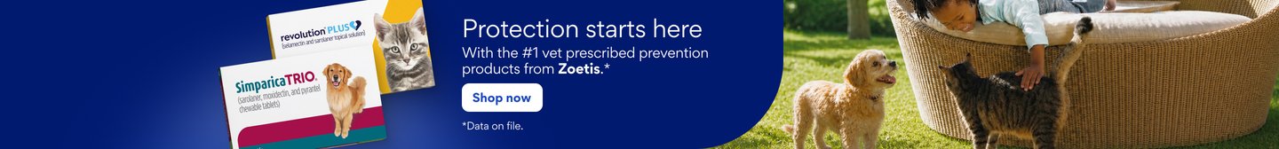 Protection starts here. With the #1 vet prescribed prevention products from Zoetis. Shop now. Data on file.