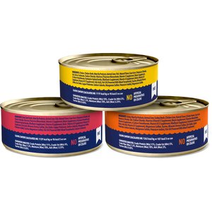 Chewy Made Pate Beef & Poultry Recipes Variety Pack Canned Cat Food (FORMERLY TINY TIGER), 3-oz can, case of 24