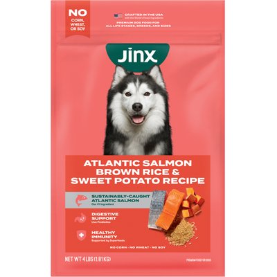 Jinx Jinx Salmon, Brown Rice & Sweet Potato ALS Kibble Dog Dry Food, 4-lb bag
