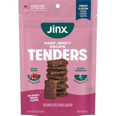 Jinx Jinx Beef Tenders Jerky Dog Treats, 10-oz bundle