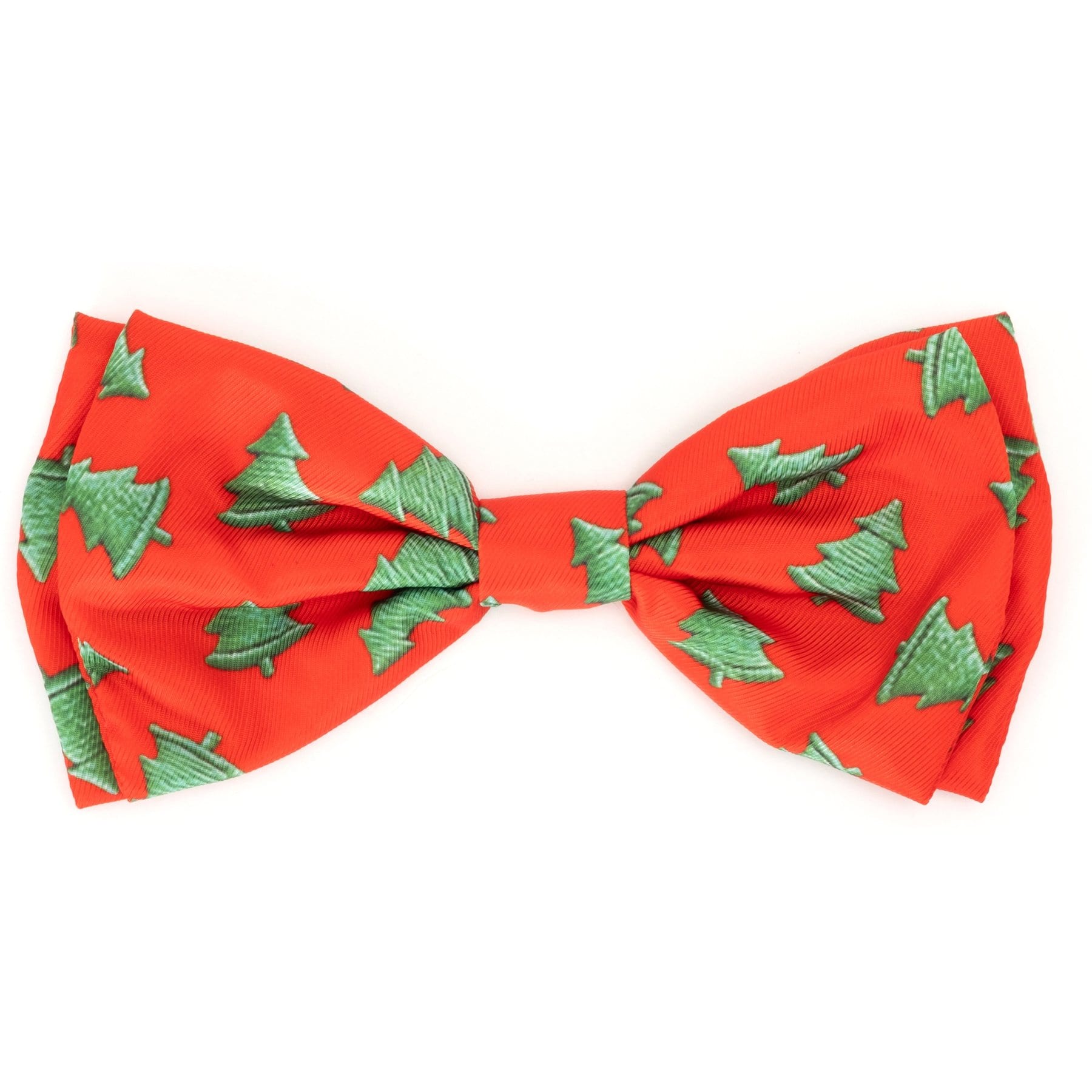 The Worthy Dog Shimmering Spruce Boy Dog Bow Tie, Red, Large