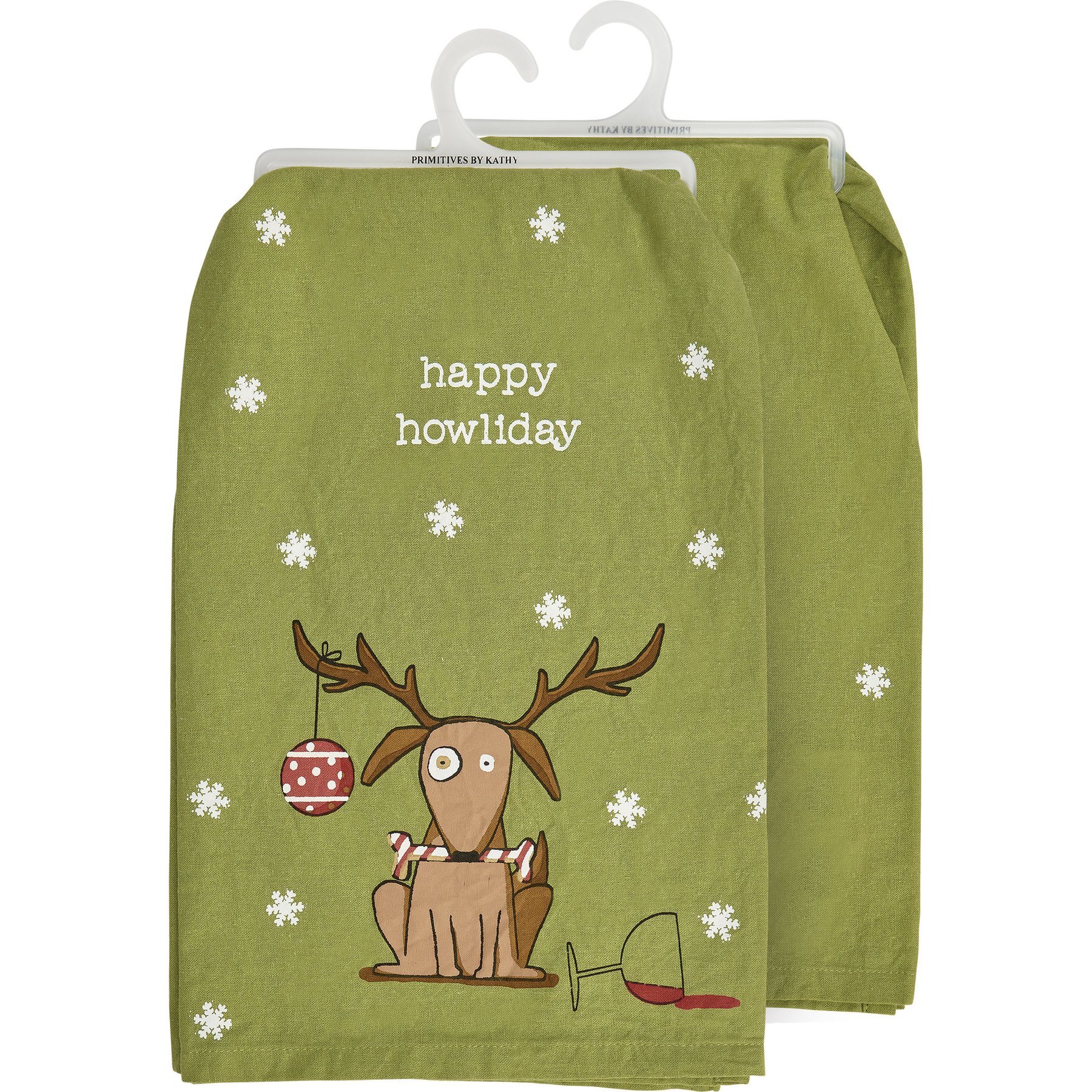 Primitives By Kathy Happy Howliday Hand Towel, 28 x 28-in
