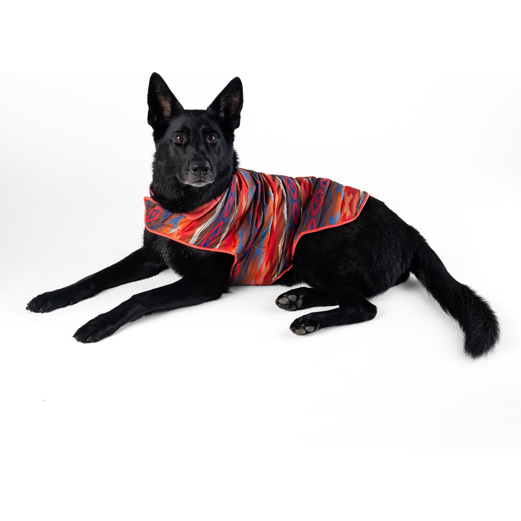 Pendleton Leash Opening Puffer Dog Coat, Crow Point, XX-Large