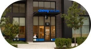 The exterior of Chewy Vet Care Redmond