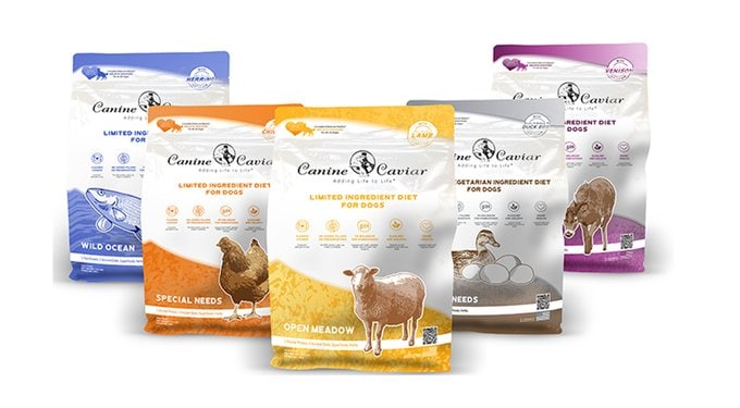 CANINE CAVIAR Wild Ocean Herring Limited Ingredient Diet Alkaline