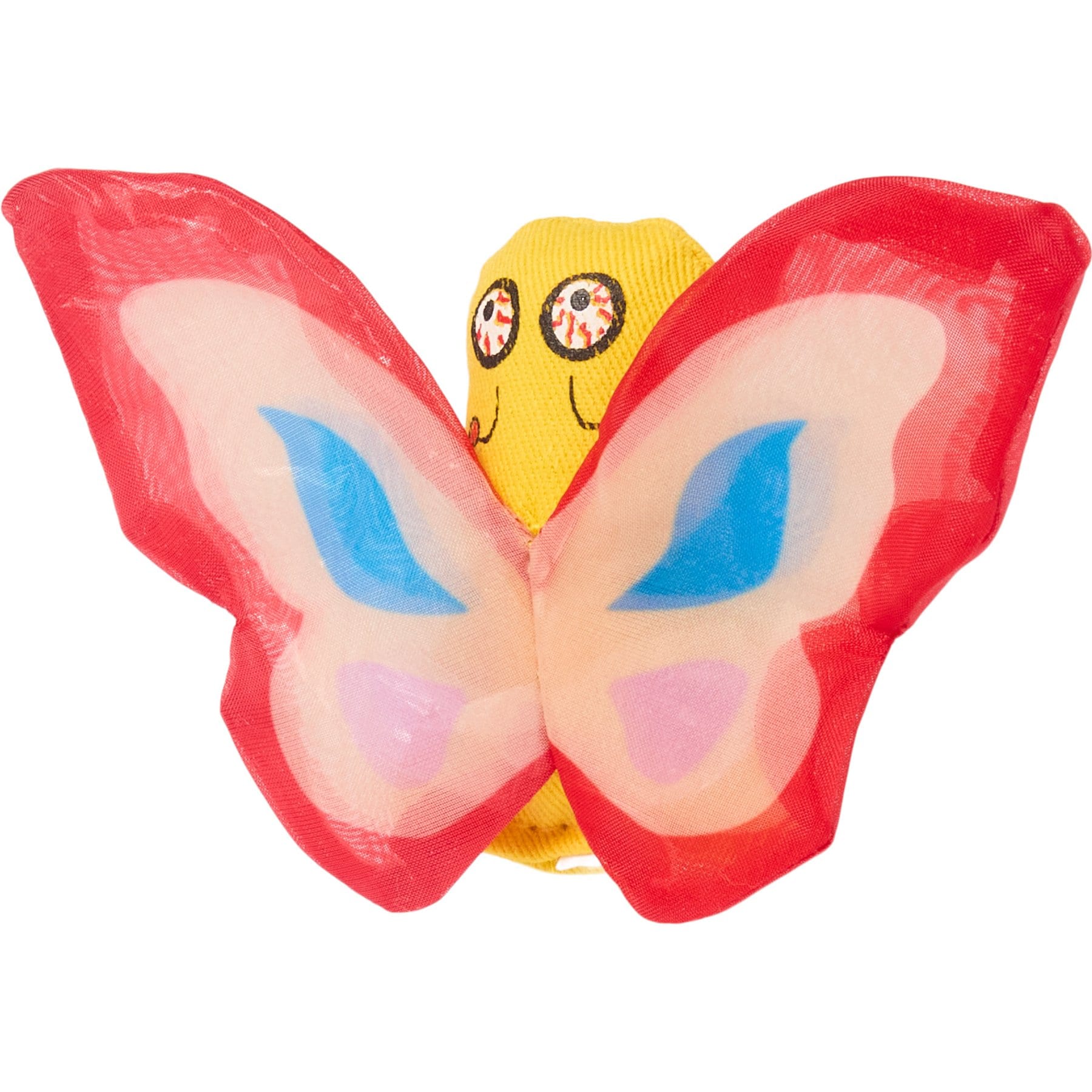 Yeowww! Butterfly Cat Toy, Red