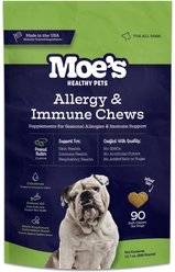 Moe's Healthy Pets Allergy & Immune Peanut Butter Dog Supplements, 90 count slide 1 of 6