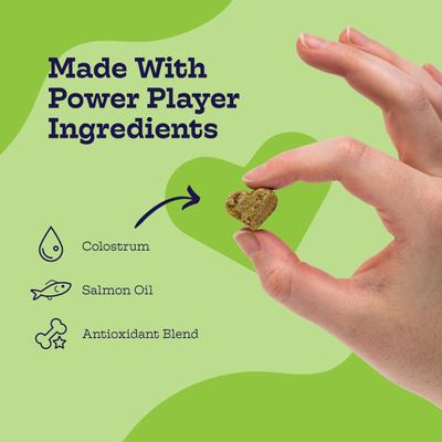 Show full view: Moe's Healthy Pets Allergy & Immune Peanut Butter Dog Supplements, 90 count slide 7 of 7