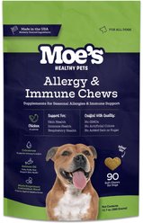 Moe's Healthy Pets Chicken Flavor Immunity Bites Chews for Dogs, 90 count