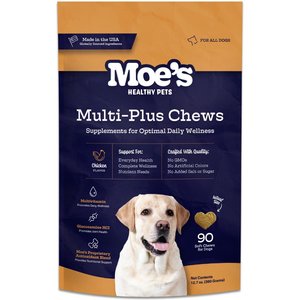 Moe's Healthy Pets Chicken Flavor Multi-Plus Bites Chews for Dogs, 90 count