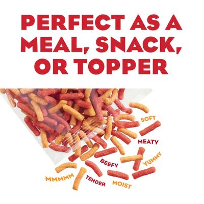 Show full view: Moist & Meaty Burger Cheddar Cheese Flavor Dry Food + Milk-Bone Beef & Filet Mignon Recipe Dog Treats slide 4 of 9