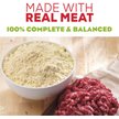 Show in main carousel: Moist & Meaty Steak Flavor Dry Dog Food, 6-oz pouch, case of 12 slide 3 of 12