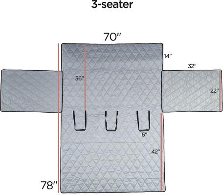 Show full view: Molly Mutt Daysleeper Dog & Cat Couch Cover, Tan, Large slide 2 of 2