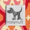 Show in main carousel: Molly Mutt Papillon Square Dog Bed Duvet Cover, Small slide 6 of 9