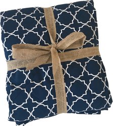 Molly Mutt Romeo & Juliet Dog & Cat Blanket, Navy, Large
