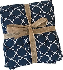 Molly Mutt Romeo & Juliet Dog & Cat Blanket, Navy, Medium