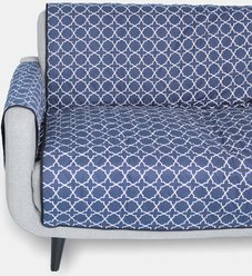 Molly Mutt Romeo & Juliet Dog & Cat Couch Cover, Navy, Medium