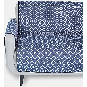 Molly Mutt Romeo & Juliet Dog & Cat Couch Cover, Navy, Medium