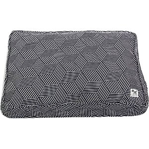 Molly Mutt Sustainable Wool-filled Temperature Regulating Dog Crate Pad Dog Bed, Graphite, 36-in