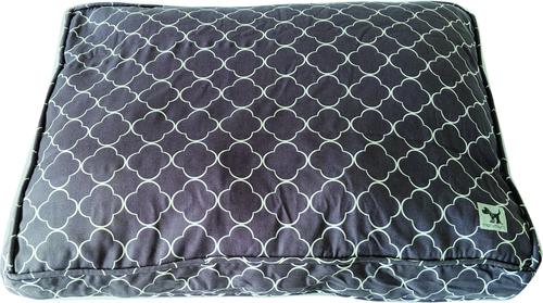 Show full view: Molly Mutt Sustainable Wool-filled Temperature Regulating Dog Crate Pad Dog Bed, Gray, 42-in slide 2 of 2