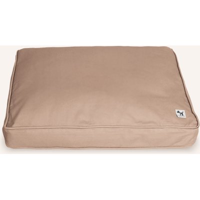 Molly Mutt Molly Mutt Sustainable Wool-filled Temperature Regulating Dog Crate Pad Dog Bed, Tan, 42-in