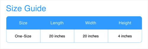 Show full view: Molly Mutt Your Hand In Mine Round Dog Bed Duvet Cover, Petite slide 2 of 9