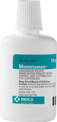 Show full view: Mometamax (Gentamicin / Mometasone / Clotrimazole) Otic Suspension for Dogs, 15-g slide 2 of 9
