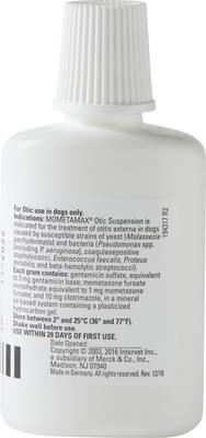 Show full view: Mometamax (Gentamicin / Mometasone / Clotrimazole) Otic Suspension for Dogs, 15-g slide 3 of 9