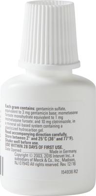 Show full view: Mometamax (Gentamicin / Mometasone / Clotrimazole) Otic Suspension for Dogs, 7.5-g slide 3 of 9