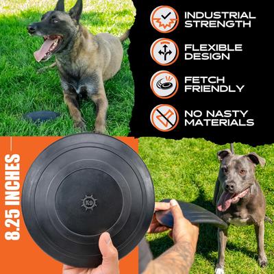Show full view: Monster K9 Dog Toys Indestructible Aero Disc, Durable Disc for Aggressive Chewers slide 4 of 10