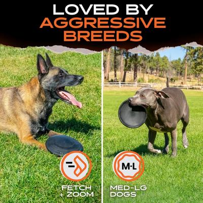 Show full view: Monster K9 Dog Toys Indestructible Aero Disc, Durable Disc for Aggressive Chewers slide 6 of 10