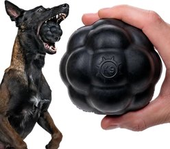 Monster K9 Dog Toys Indestructible Rumble Ball, Durable Interactive Dog Toy for Aggressive Chewers
