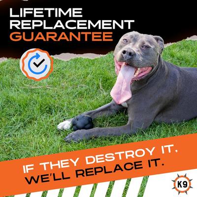 Show full view: Monster K9 Dog Toys Indestructible Rumble Ball, Durable Interactive Dog Toy for Aggressive Chewers slide 5 of 10