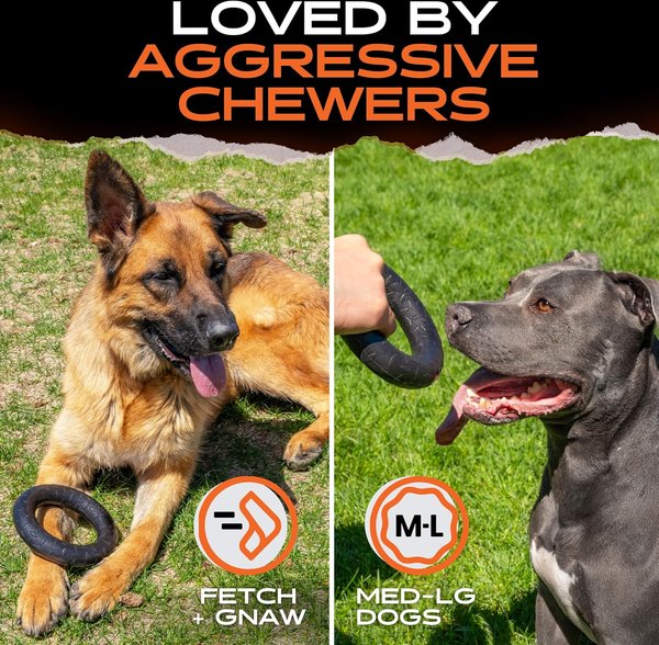DESTROY DOG
デストロイドッグ　
グラフィティ　アート　
裏庭 MONSTER K9 DOG TOYS Indestructible Chew Ring, Durable Dog
