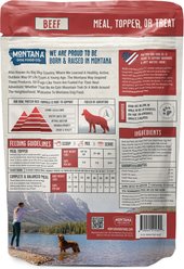 Montana Dog Food Co Adventure Fuel Adult Grain-Free Beef Recipe Freeze-Dried Dog Food, 32-oz pouch slide 2 of 2