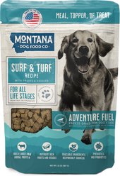 Montana Dog Food Co Adventure Fuel Adult Grain-Free Surf & Turf Recipe Freeze-Dried Dog Food, 32-oz pouch slide 1 of 2