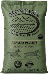 Montana Premium Forage Alfalfa Pellets Horse Feed, 40-lb bag