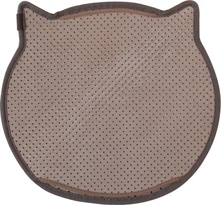 Show full view: Moonshuttle Headshaped Blackhole Litter Mat, Beige slide 3 of 11