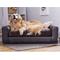 Show in main carousel: Moots Premium Leatherette Sofa Removable Cover Orthopedic Elevated Cat & Dog Bed, Espresso, Large slide 1 of 13