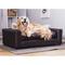 Show in main carousel: Moots Premium Leatherette Sofa Removable Cover Orthopedic Elevated Cat & Dog Bed, Espresso, Large slide 3 of 13