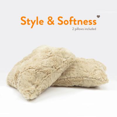 Show full view: Moots Premium Leatherette Sofa Removable Cover Orthopedic Elevated Cat & Dog Bed, Espresso, Large slide 9 of 13