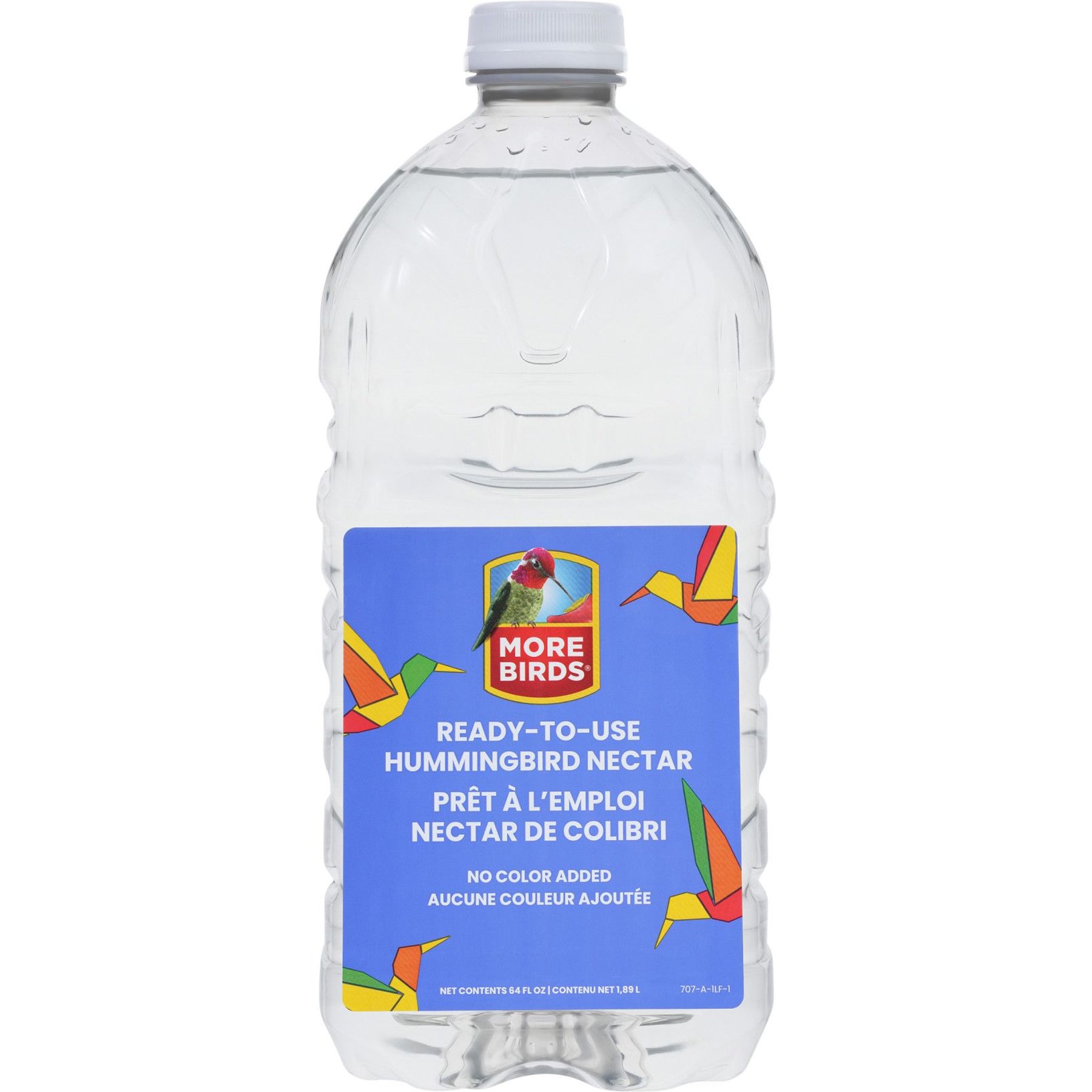More Birds All-Natural Clear Ready-To-Use Nectar Hummingbird Food, 64-fl oz bottle